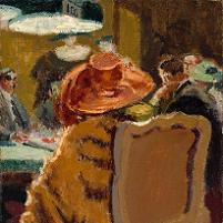 Walter Sickert
 - Baccarat - the Fur Cape Fine Art Print
