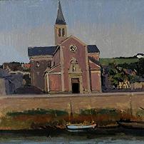 Walter Sickert - L'eglise du Pollet, Dieppe, France Fine Art Print