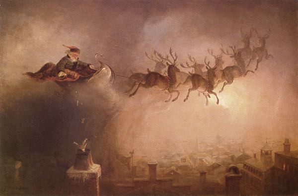 William Holbrook Beard Santa Claus Print