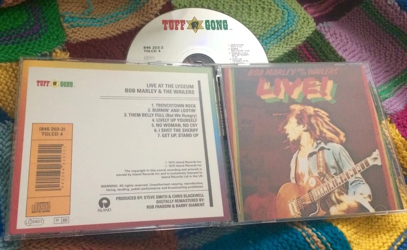 Bob Marley and The Wailers Live at The Lyceum CD