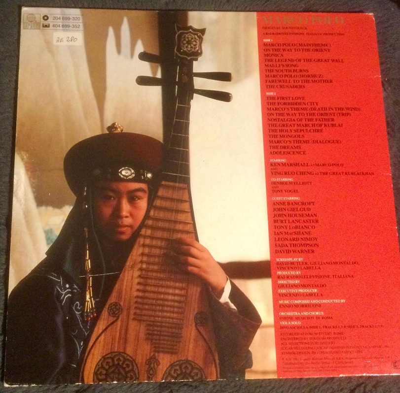 Ennio Morricone ‎– Marco Polo - Original Soundtrack