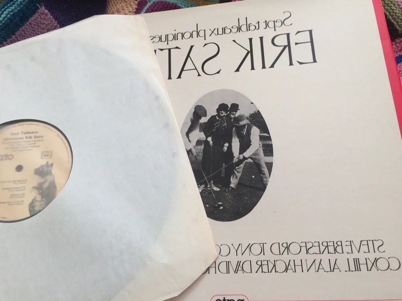 Various Sept Tableaux Phoniques Erik Satie Vinyl LP Gatefold 1984