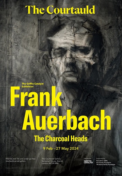 Frank Auerbach Charcoal Heads Poster