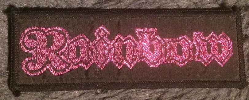 Rainbow Vintage 1980s Glittery Patch