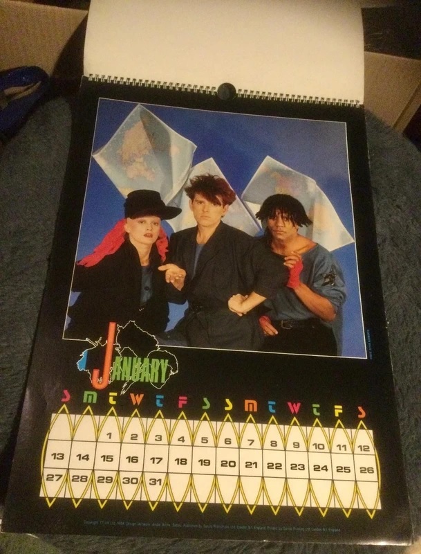 thompson twins calendar
